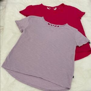 GAP Kids Fuchsia and Lavender Tops. 
Size 14/16. Set of 2